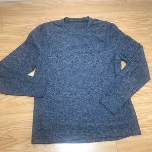 Men’s Lululemon Long Sleeve Top Grey Sz L